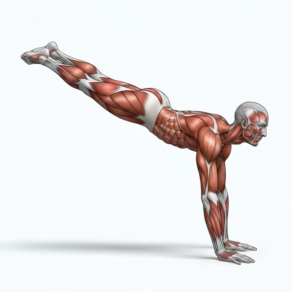 Planche Muscle Activation Diagram